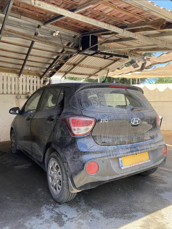 הרכב לפני שטיפה חיצונית